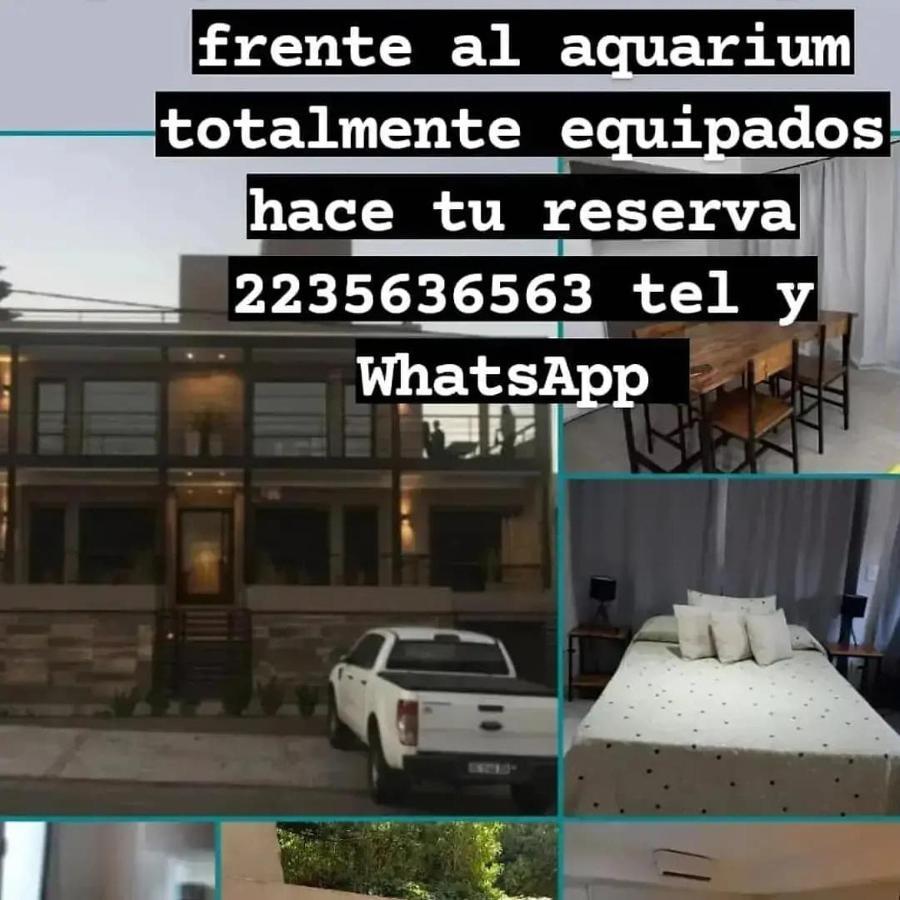 Departamentos Frente A La Playa Faro Vistas Del Sur Apartment Мар дел Плата Екстериор снимка